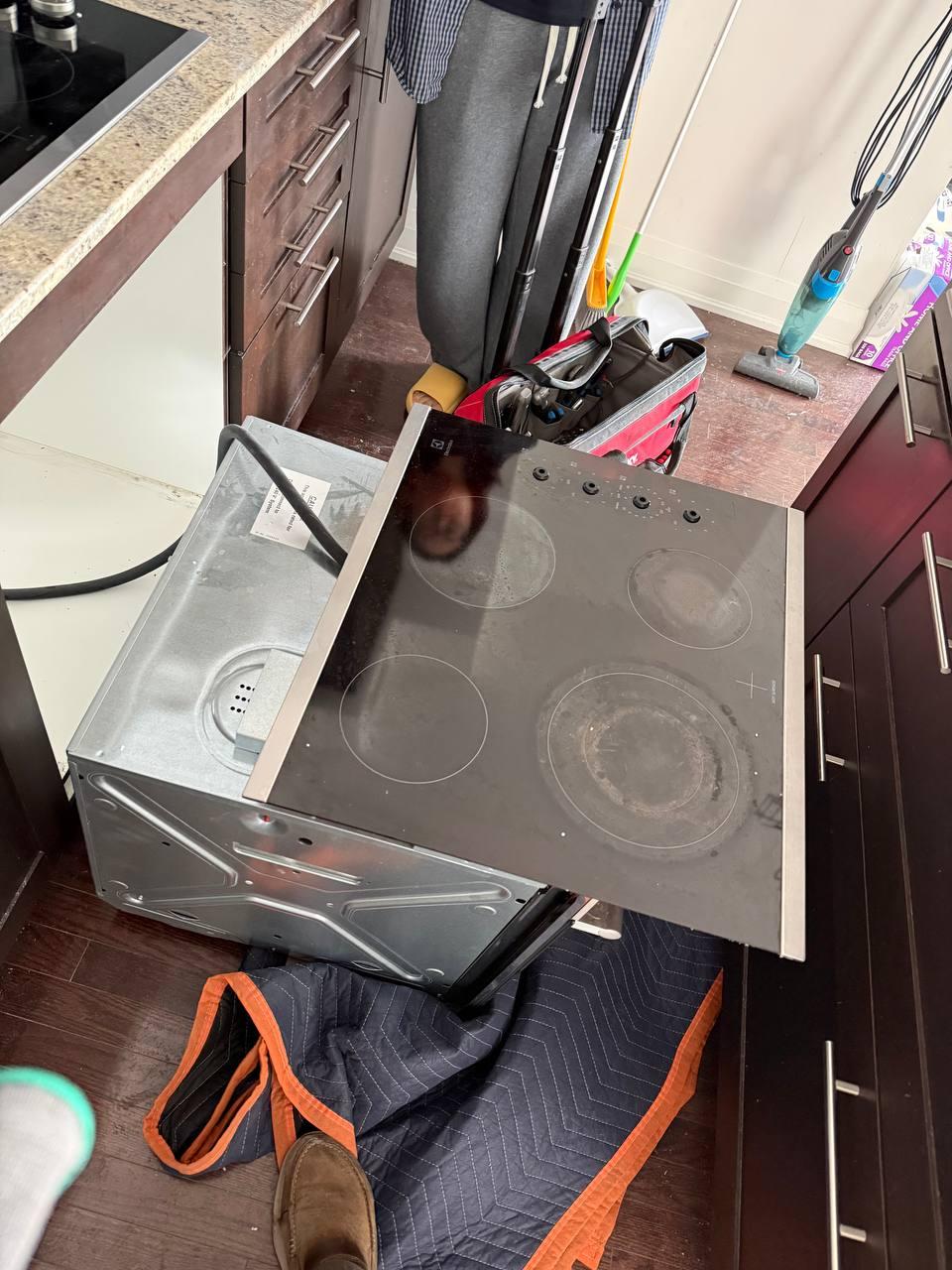 Cooktop install