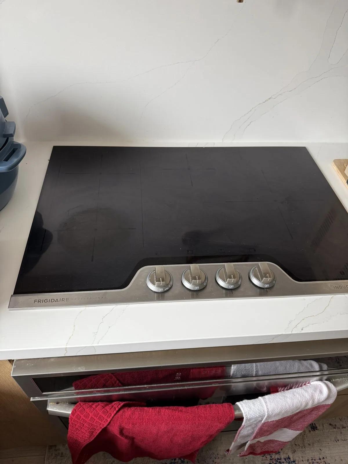 Cooktop installed after repair