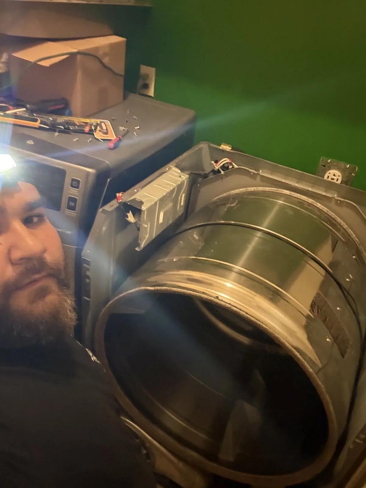 Dryer control panel repair