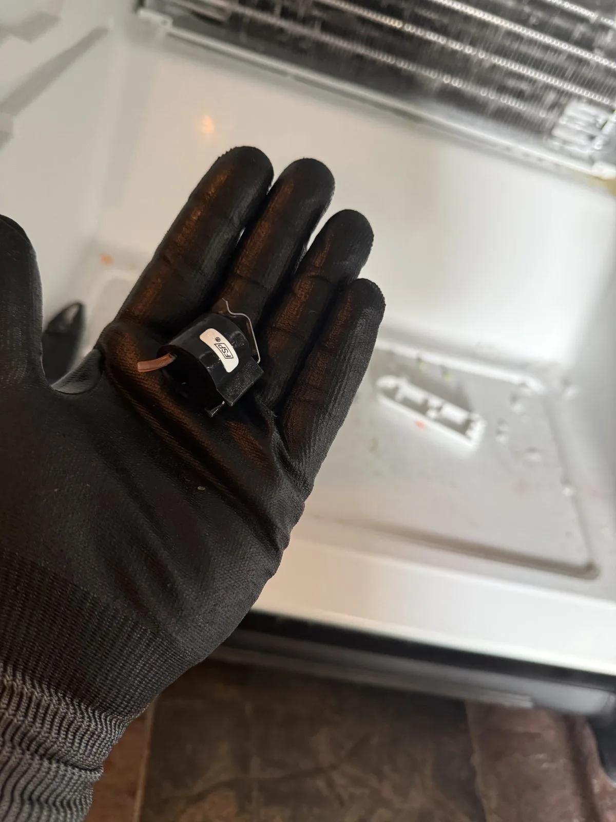 Refrigerator defrost thermostat replacement