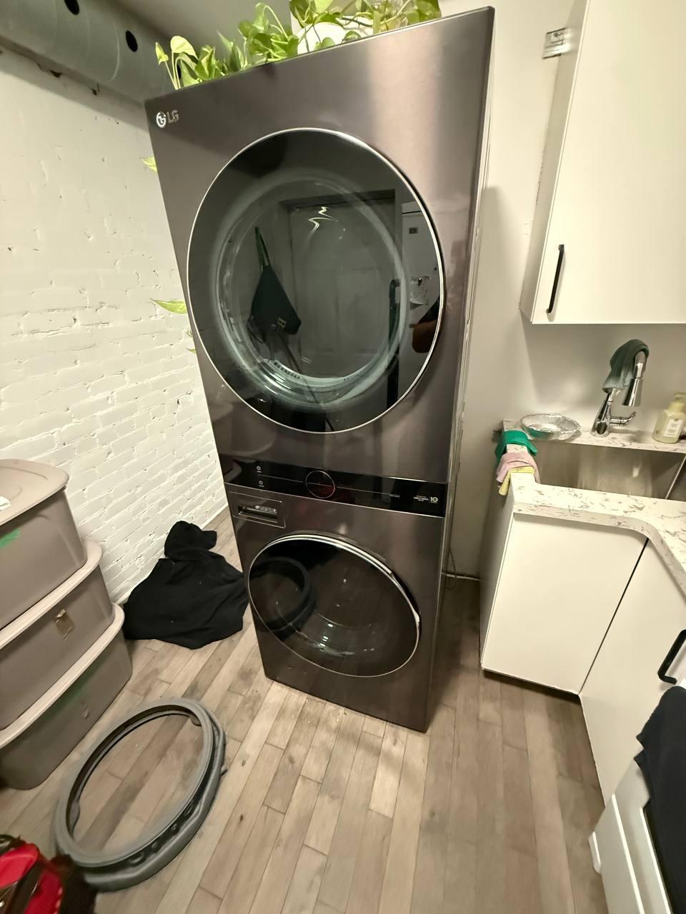 LG washer door gasket replacement