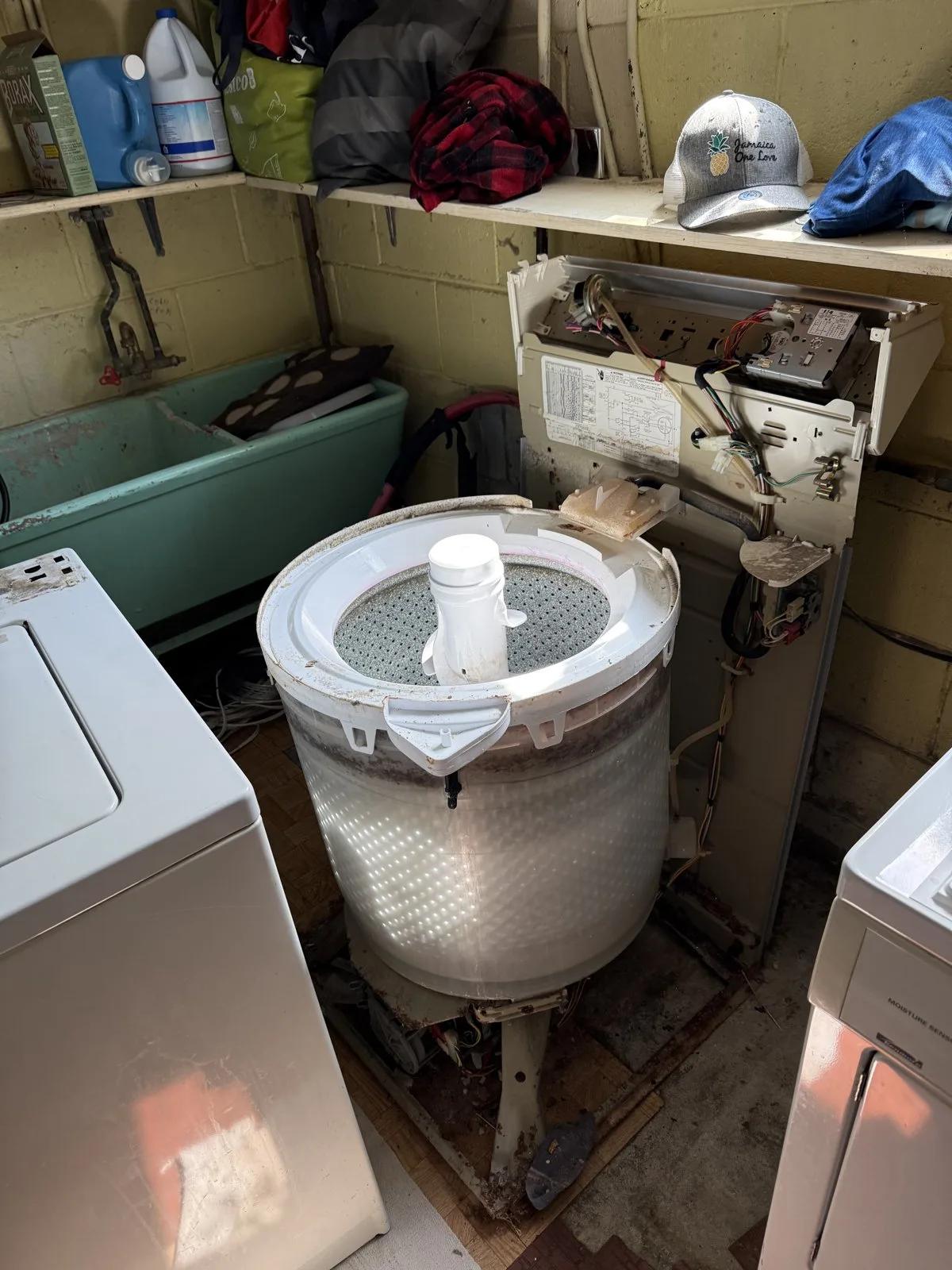 Washer drum and tub repair