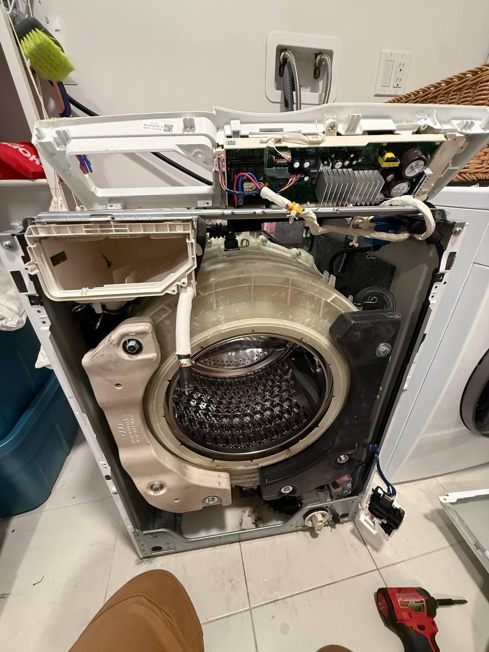 Washer door gasket replacement